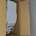 110 FT Retractable Garden Hose Reel by HOZEREEL, Outdoor Garden Hose Reels 1/2" - Automatic Self Retract Wall Mount Hose Reel Enclosed Storage, Any Length Lock, 10 Pattern Nozzle-Grey