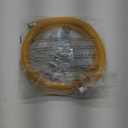 Puxyblue [2025 NEW] 72" Flexible Gas Line Kit for Dryer Stove Range Flexible Stainless Steel Gas Dryer Kit - 5/8" OD(1/2" ID) Dryer Gas Line with Connector 3/4" FIP & 1/2" MIP & 3/4" MIP Fitting