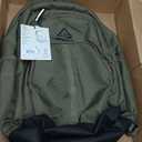 adidas Prime Backpack for Work, Travel Bag for Women and Men with Padded Compartment for Laptop (One Size, Olive Strata Green/Impact Orange/2)