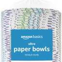 Amazon Basics Ultra Paper Bowls, 20 Oz, Disposable, 540 Count (4 packs of 135), White