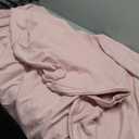 Cotton Fitted Bed Sheet with Band Bedsheet Bedspread for Mattress Protector Cover(Pink,150X200CM)