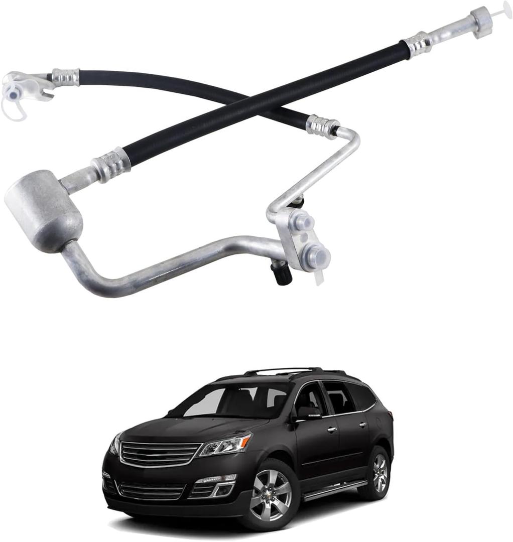 A/C Suction Hose & Discharge Line Hose Assembly, Compatible with Buick Enclave 2013-2017, Chevy Traverse 2013-2017, GMC Acadia 2013-2017 V6 3.6L, A/C Manifold Hose Assembly