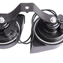 Dual Horn Assembly with Bracket Compatible with RAM 1500 2500 3500 3.6L V6 5.7L V8 2014 2015 2016 2017 Replace 68306481AB 68229241AA