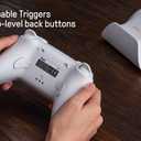 8Bitdo Ultimate 2 Wireless Gaming Controller with TMR Joysticks, Switchable Hall Effect/Tactile Triggers, 8Speed Wireless Tech, Charging Dock, RGB Fire Ring for PC & Android - Black