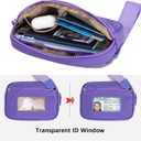 Haytijoe Small Wristlet Wallets for Women Valentines Day Gifts RFID Blocking Travel Wallet Quilted Nylon Phone Purse