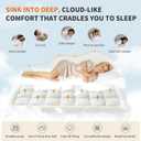 OLIXIS Mattress Topper Full, Bamboo Viscose Ultra Soft Mattress Protector with Stretchable Pockets, Cooling Pillow Top Mattress Pad Breathable, Mattress Cover for Back Pain Relief, Hot Sleepers