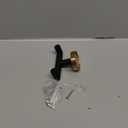 Angle Simple Towel Double Hook Black & Gold, 2 PCS Stainless Steel Bathroom Towel Holder, Dual Robe Coat Hook for Wall