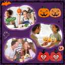 30 Pack Halloween Pumpkin Diamond Painting Greeting Cards Kits with Envelope Horror Halloween Diamond Art Cards Bulk DIY Postcard 5d Round Drill Art Craft for Adults Beginner