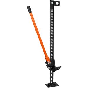 VEVOR Farm Jack,48" Utility High Lift Farm Jack, 7000 lbs Capacity Ratcheting Off Road Utility Jack, Heavy-Duty Farm Jack for Tractor, Truck, SUV, Bumper Lift, Orange (48 inch)