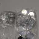 100 Sets Round Badge Blank Button Pins 58mm/2.28 inch Button Maker Supplies for Buttons Maker Machine, Includes Metal Cover, Metal Pin Back Cover, Clear Film