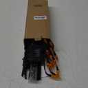 Brizled Halloween Pathway Lights, 7.54ft 3 Pack Candle Flame Orange Lights Outdoor with Timer, Battery Powered Halloween Light Waterproof Spooky Path Light for Path Yard Walkway Garden Thanksgiving