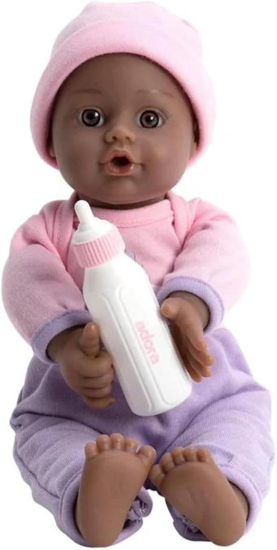 Adora Black Baby Doll Girl, 11 inch Sweet Baby Unicorn, Machine Washable