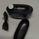 4-in-1 Electric Nail Clipper with LED Light & Nail File, Automatic 3 Speeds LCD Digital Display, Nail Clip Storage, USB Rechargeable Safety Fingernail Trimmer for Baby, Kids, Seniors (Black)