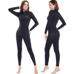 Dark Lightning Wetsuits for Men and Women, Mens/Womens Wet Suit for Cold Water, 3/2mm Wetsuit for Diving Surfing Snorkeling Kayaking Water Sports S