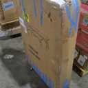 HAISIWLKJ Folding Table 8 FT Camping Table Portable Heavy Duty Plastic Rectangular Outdoor Dining Table Steel Legs Fold-in-Half with Carrying Handle for Indoor,Picnic,Party,Wedding,Events(White)