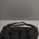 Travel Duffle Bag, Waterproof Weekender Bag Carry On Tote Bags for Women, Travel Essentials Sport Gym Bag for Men, Hospital Bag for Labor and Delivery, Overnight Bag Luggage Bag with Trolley Sleeve (02 Dark Black)