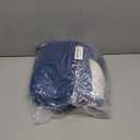 CULVE Glow in The Dark Shark Blanket Onesie Hoodie with Teeth, Eyes & Fins - Super Soft Flannel Wearable Shark Costume for White Elephant Gift Exchange Party (Blue, S)