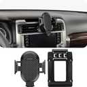 Car Phone Holder Fits for Toyota 4runner 2010-2024 Accessories,Thick Cases Friendly,Cell Phone Mount for 4.7-7 in Phones,360 Degree Rotation,Easy to Install