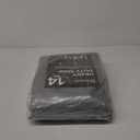 Tarp Waterproof 12x16Ft, Heavy Duty Tarp Cover Extra Thick 14 Mil Tear and UV Resistant, Outdoor Tarps with Grommets and Reinforced Edges for Roof, Camping, Patio, Pool, Boat (Sliver/Brown 14mil)