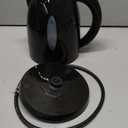 OVENTE Electric Kettle, 1.7L Fast Boiling Water Heater for Coffee or Tea, BPA Free with Water Level Gauge, Auto Shut-Off, Boil-Dry Protection, Indicator Light and Removable Filter, Black KP72B