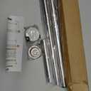 Shower Curtain Rod, 1" Diameter Heavy Duty Tension Shower Rod, Non Slip Adjustable 28-46 inch No Drilling Shower Curtain Rods Spring Tension For Bathroom, Shower Stall, No Rust, Nickel