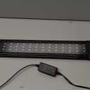 AQQA Aquarium Light,Full Spectrum LED Fish Tank Lights,12"-54" Adjustable Multi-Color White Blue Red Green LEDs with Extendable Brackets,14W-31W for Freshwater Plants (25W (32"-36"))