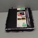 Five Star Zipper Binder, 2 Inch 3-Ring Binder for School, 530 Sheet Capacity, 3 Removable Tabbed File Folders, Black (29036IT8)