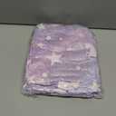 Unicorn Throw Blankets Glow in The Dark Soft Throw Blanket for Girls Boys with Storage Bag, Gifts for Holiday Birthday, Kids Blanket, Day Care Home Travel Use, 50"x60" Purple