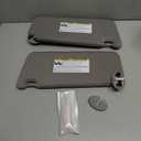 Left Sun Visor Gray for Toyota for RAV4 2010-2012 2 Pieces