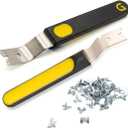 NORTHLINE Glazier Point Driver with Magnetic Head  Framing Tool for Picture Frame Hardware & Window Glazing, Includes 50 Premium Glazier Points