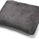 Samsonite 2-in-1 Magic Travel Pillow, Charcoal, One Size