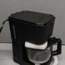 Amazon Basics 5 Cup Drip Coffee Maker, Coffee Machine with Glass Coffee Pot (0.8 Qt), Auto Shut-off, Auto Pause, Removable Filter Basket, Matte Black