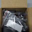 ANOEPUY 4 Pack Stocking Holders for Mantle for Christmas Decorations,2 in 1 Mantle Garland Holder for Hanging Christmas Stockings,No Drilling Required & Adjustable Garland Hanger, Metal(Black)