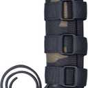 6 Inch Suppressor Cover (5 inch) - 1000F Heat Resistant, Burn Proof Fiberglass & Silicon Lining, Flame-Retardant Micro Fiber Sleeve for Silencer Protection