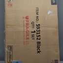 Yaheetech 42 inch Double Door Dog Crate w/Divider for Puppy to Adult XL Collapsible Metal Crate with Removable Tray Wire Dog Kennel for Large Dogs Portable Travel Cage, Black