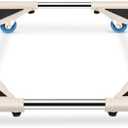 SPACECARE Mobile Roller with 4 Locking Wheels - Adjustable Furniture Dolly Washing Machine Stand Refrigerator Base Moving Cart