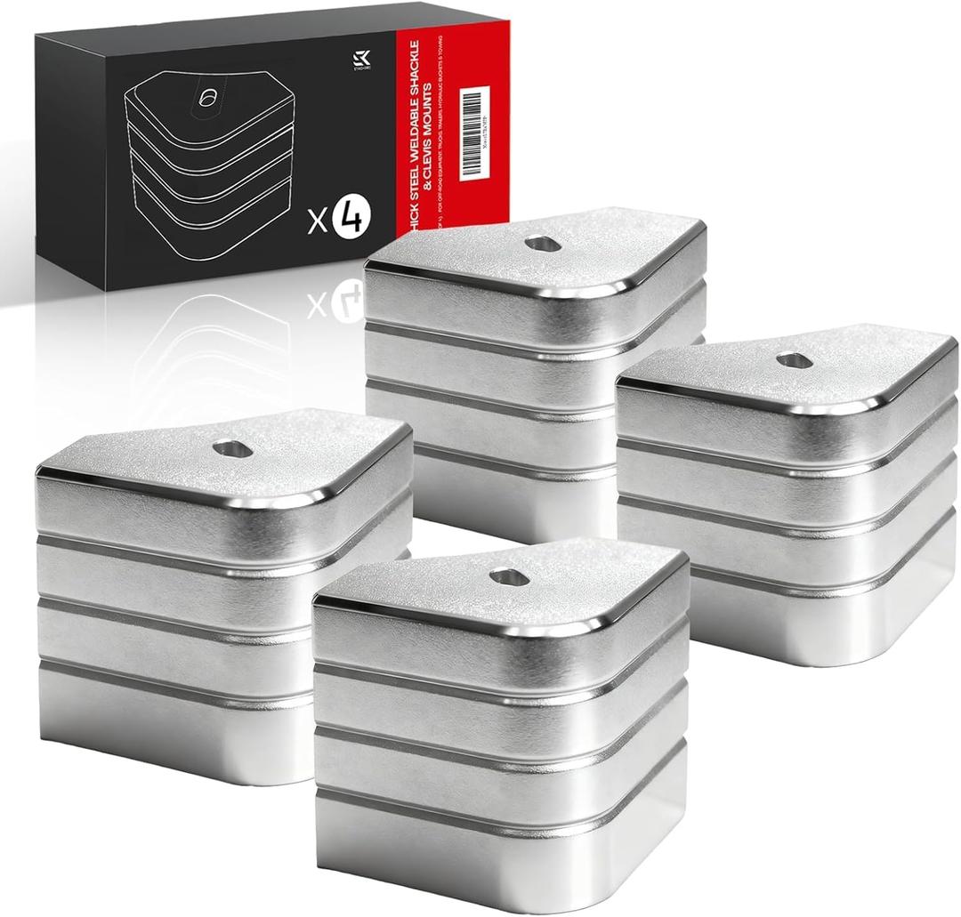 Pontoon Boat Corner Cap 4-Pack, Aluminum Casting for 90° Rounded Corners, 3-1/8" Height & Top Dimensions | Protective Deck Edge Cover