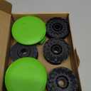 Thten 29242 29082 Trimmer Spool Replacement 27ft 0.065 inch for Greenworks 24V 40V 21052 29272 and 21212 Dual line Electric String Trimmers with 3411546A6 Cap Covers Parts(6Pack+2 Cap)