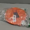 BIRDROCK HOME BBQ Grill Mitts - Heat Resistant Silicone Grill Gloves for Outdoor Cooking, Smoking, Barbecue, and Food Handling | Heavy Duty Heat Proof Mitts for High Temp Grilling - Orange, Pack of 2