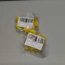 2 x 10 Pack Dollhouse Toy Construction Hard Hats, Bulk Plastic Worker Kids Party Hat, Birthday for Construction Birthday Party, Childrens Engineer,Building Dress Up Cap, Theme Favors (Yellow)