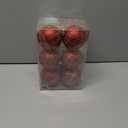 Christmas Ball Hanging decorations3.14 inch, 12 Pieces of shatterproof Christmas Tree Decoration Balls Set, Suitable for Party Floral Christmas Tree Decoration (3.14 inches 12 Balls)