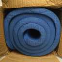 Foam Sleeping Pad for Camping - 1.25-Inch-Thick Waterproof Sleep Pad with Carry Straps for Cots, Tents, or Sleepovers by Wakeman Outdoors (Black)