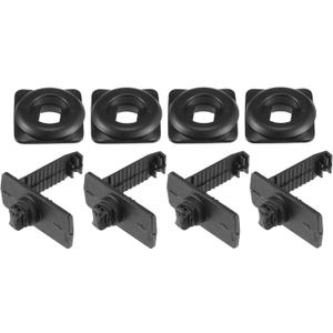 4 Kits Car Holder Retainer Compatible for Honda for Acura, Durable Anti-Slip Plastic Black Floor Mat Fixing Clips