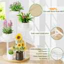 Tall Plant Stand Indoor Outdoor, Corner 3 Tier Metal Flower Pot Stands,Heavy Duty Plant Shelf for Living Room Bedroom Balcony