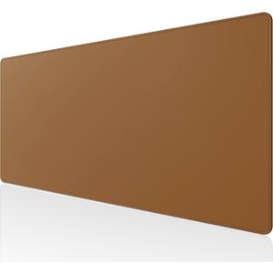 KTRIO Large Gaming Mouse Pad Desk Mat, Superior Micro-Weave Cloth, Non-Slip Rubber Base, Stitched Edges, Water-Resistant, for Gamer, Office & Home, 31.5 x 15.7 InchCoffee Brown