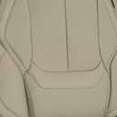 Coverado Seat Covers, Car Seat Covers Front Seats, Car Seat Cover, Car Seat Protector Waterproof, Car Seat Cushion Nappa Leather, Beige Seat Covers Carseat Cover Universal Fit for Most Cars