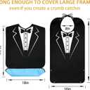 3 x Pafusen 3 Pack Adult Bibs for Men Elderly Seniors, Feeding Bibs for Adults Senior Citizens with Crumb Catcher, Gag Gifts for Men/Dad
