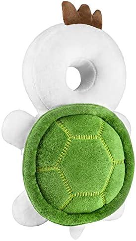 Mounting UP Baby Head Protector Backpack with Adjustable Straps Safety Pad Wear for Infant Toddler Walking & Crawling Essentials Fall Back Head Protection, Turtle