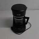 Mr. Coffee Programmable Coffee Maker 5 Cups with Auto Pause Glass Carafe Compact Design Black