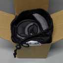 SZXYX Neck Travel Pillows for Airplanes, 100% Pure Memory Foam Neck Pillow for Airplanes, Comfortable Breathable Cover, 360 Support Stowable Pillows for Sleeping, Car, Airport Travel Essentials L (Grey)